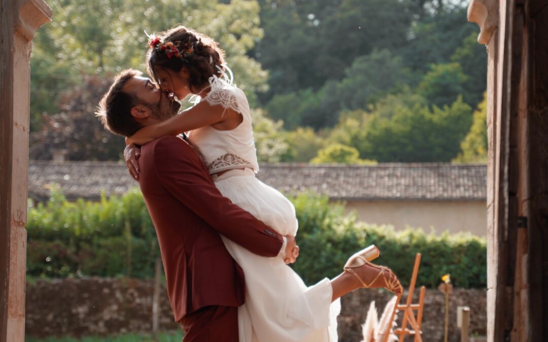 Pauline & Robin — Mariage laïque à l&rsquo;Abbaye du Pin, Vienne — Août 2024
