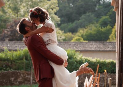 Pauline & Robin — Mariage laïque à l&rsquo;Abbaye du Pin, Vienne — Août 2024